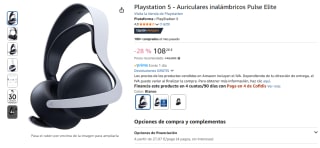 Playstation 5 Auriculares inalámbricos Pulse Elite por 108,26€