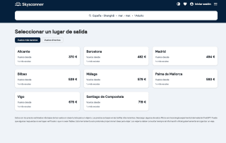 Vuelo Barcelona- Shangái desde 482€ con Skyscanner
