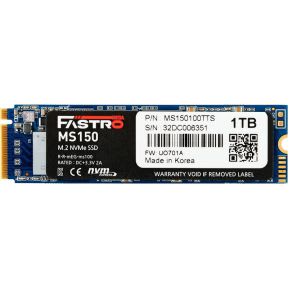 Fastro MS150 NVMe (TLC) 1TB M.2 SSD voor 62,90 bij Megekko
