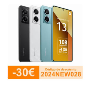 Xiaomi Redmi Note 13 5G Smartphone 6GB 128GB por 209€