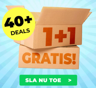1+1 gratis in de Voordeelvanger sale