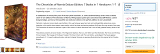 The Chronicles of Narnia Deluxe Edition voor €47,99 bij Amazon