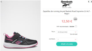 Calzado Reebok desde solo 9,50€