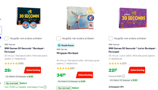 €5 Select korting op 999 games bij Bol