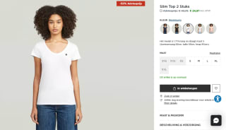G-Star Slim Top set van 2 basic shirts voor €24,97