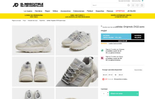 Zapatillas Adidas Originals ZX22 Mujer por 40€