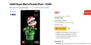 LEGO Super Mario Piranha Plant voor €38,99