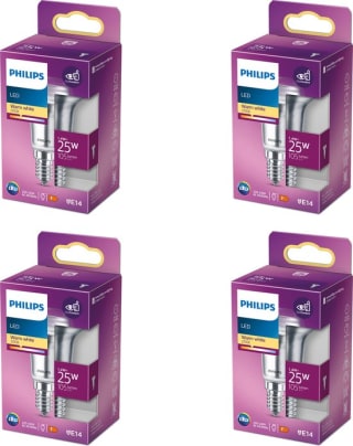 Philips 4-pack E14 LED Reflectorlamp 25W voor €2,89 bij Bol