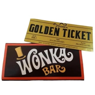 2 Tabletas Chocolate Wonka Charlie y la Fábrica de Chocolate por 12,95€