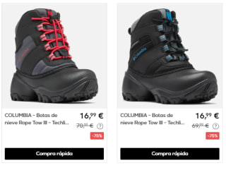 Columbia ropa y calzado desde solo 4,50€ ofertazas