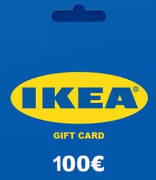 Tarjeta regalo de 100€ en IKEA por solo 73,51€