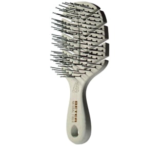 Cepillo de pelo esqueleto antitirones MINI hecho a base de fibras de trigo Desenredante Antienredos y Antirotura por solo 2,95€
