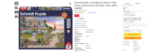 Puzzle Schmidt La casa de la playa de 1000 piezas por 8,79€