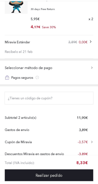 Pack de 2 Funko Pop Marvel 1ª Aparición Viuda Negra Black Widow 551 por 8,33€.