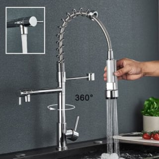 Grifo de cocina monomando con manguera flexible por 34.39€