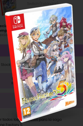 Rune Factory 5 Nintendo Switch por 32,95€.