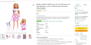 Simba- Muñeca Steffi Love y Evi por 5.93€