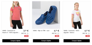 Ropa y calzado Vans desde solo 3,50€ alucina