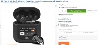 JBL Tour Pro 2 (Zwart) voor €124,03 bij Max Ict