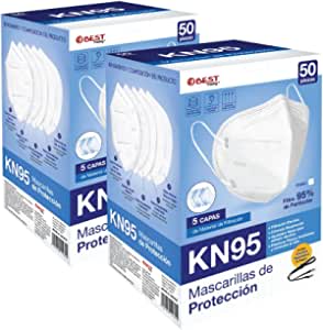 Cubrebocas KN95 Best Trading por $329 en Amazon