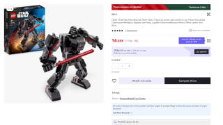 set Lego  Star Wars Meca de Darth Vader por 11,20€