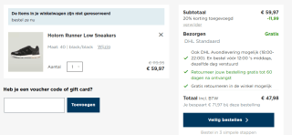 G-Star Raw Holorn Rps heren sneakers voor €47,98 dmv code bij G-star