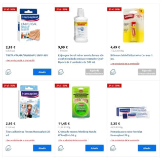 Segunda Unidad de 50% de Descuento en Carrefour.