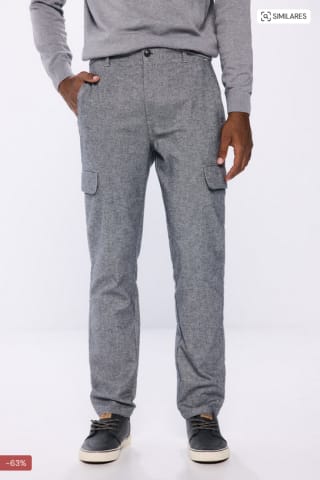 Pantalón Springfield cargo melange comfort slim fit por 15,99€