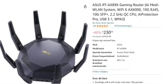 ASUS RT-AX89X - Draadloze router voor €230 bij Amazon
