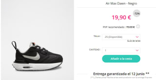 Zapatillas Nike Air Max desde solo 19,90€