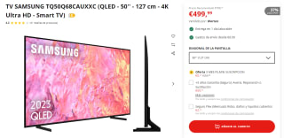 Hasta 40% descuento + regalos suscripción Filmin en Televisores Worten