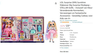 L.O.L. Surprise OMG Sunshine Makeover Big Surprise Modepop voor €23,99 bij Amazon.nl