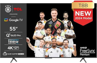 TCL 55T8B 55-Zoll Pro 144Hz QLED TV voor €449 bij Amazon DE
