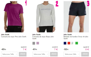 JOHN SMITH - Prendas desde 6€ a 9€
