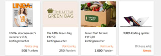 Diverse producten in de aanbieding in de ING rentepunten winkel ivm 5 jarig bestaan