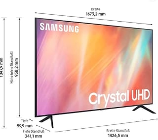 Samsung GU75AU7179U 190.5 cm 4K Ultra HD Smart TV nu voor € 989,93 bij redshell