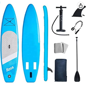 Tabla inflable de pie con mochila, correa, remo a 99€