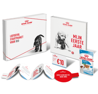 Gepersonaliseerde Puppy- of kittenpakket gratis aan te vragen