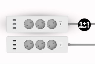 eTIGER - Verdeeldoos Wifi 3X + 3 Usb Energie - Wit- stuks voor €24,95 bij Dealdonkey