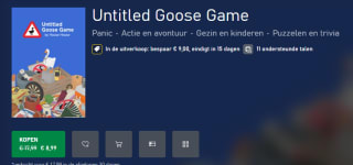 Untitled Goose Game voor €8,99 in de Xbox store
