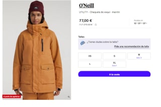 Chaqueta de Esqui de Mujer O'Neill UTILITY por 77€
