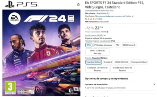 Juego PS5 EA SPORTS F1 24 Standard Edition Castellano por 22,70€