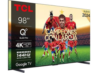 TV QLED 98" TCL 98C655, UHD 4K, Quad Core, Smart TV, Google TV por 1.499€