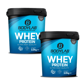 Doppelpack Whey Protein (2x1000g) voor €43,90 bij Bodylab