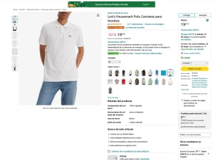 Camiseta Levi's Housemark Polo Hombre por solo 19,95€