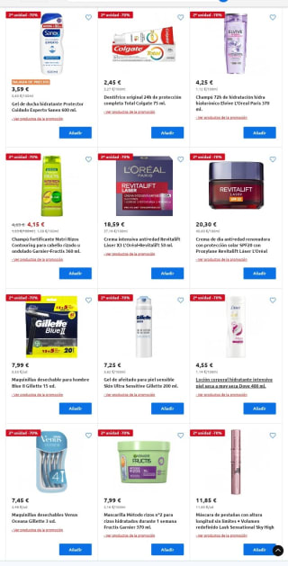 Mini-Reco Segunda Unidad al -70% en Perfumería Carrefour.