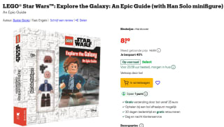 LEGO® Star Wars™: Explore the Galaxy: An Epic Guide (met Han Solo mini figuur) voor €8,99 bij Bol