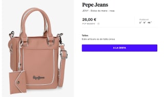 Bolso de mano Pepe Jeans JENY por 26€