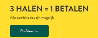 3 halen = 1 betalen op geselecteerde producten bij Holland & Barret