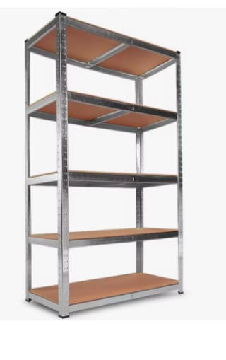 Estantería Metálica Galvanizada Nyana Home 875kg 5 Baldas por 19.99€ (Cuentas Nuevas 12€)
